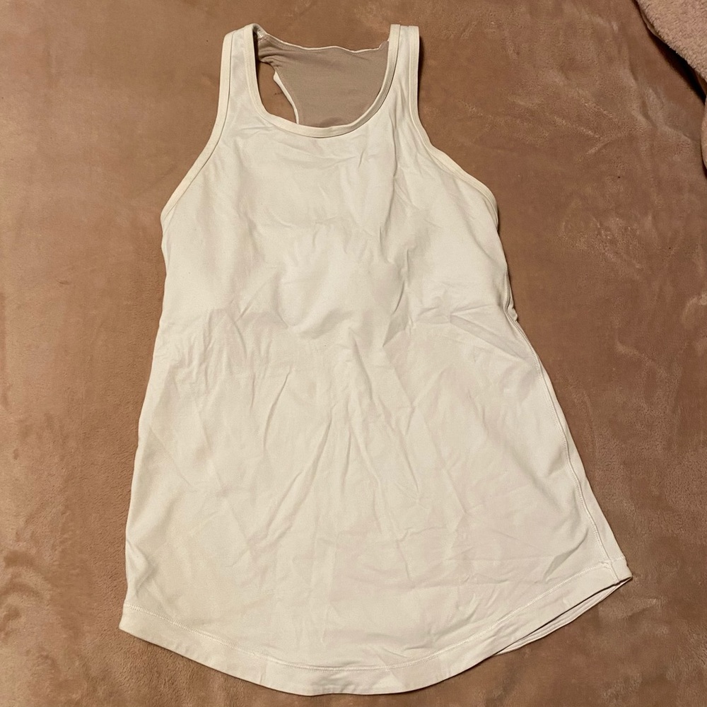 🤍White Lululemon Racerback Tank Top🤍